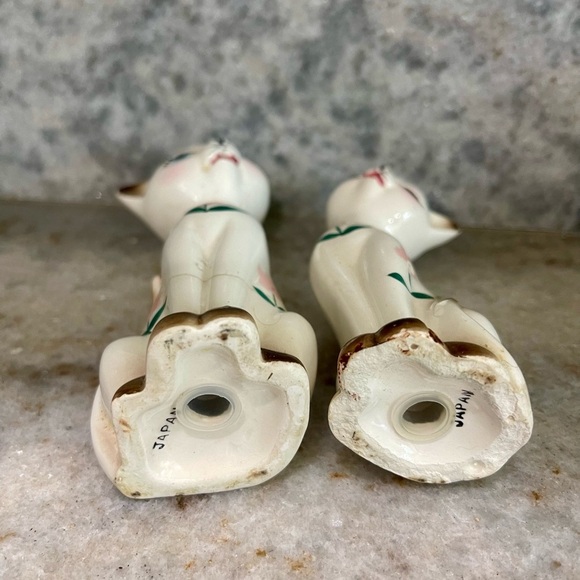 Vintage Ceramic Siamese Cat Salt and Pepper Set - Picture 4 of 5